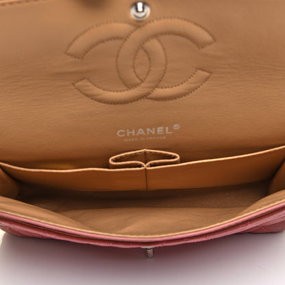 Chanel Washed Lambskin Quilted Medium Double Flap Bijoux Chain Pink 5 of 12