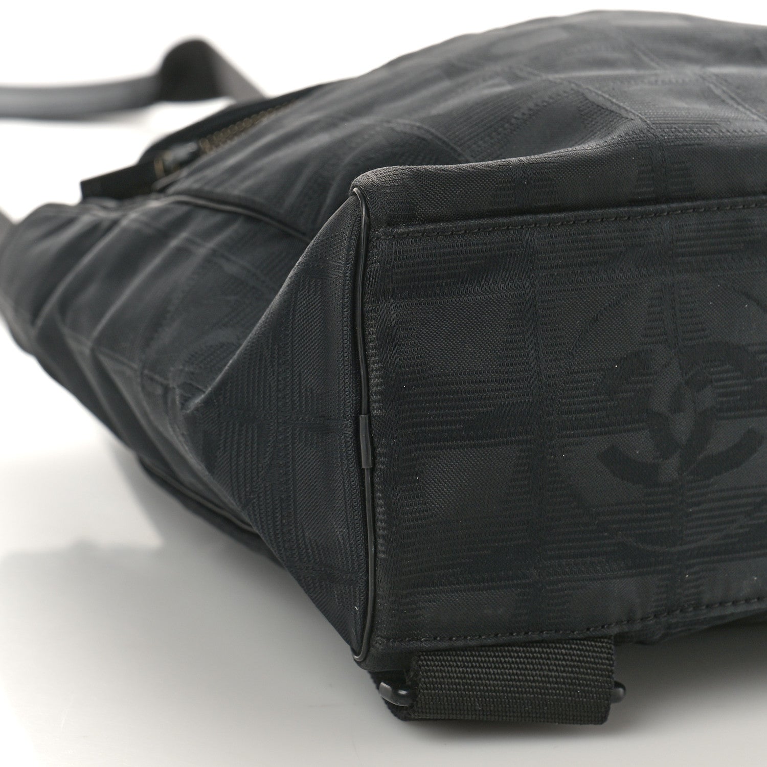 Chanel Nylon Travel Backpack Black 9 of 10