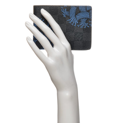 Louis Vuitton Damier Graphite Rope Slender Wallet Blue 2 of 6