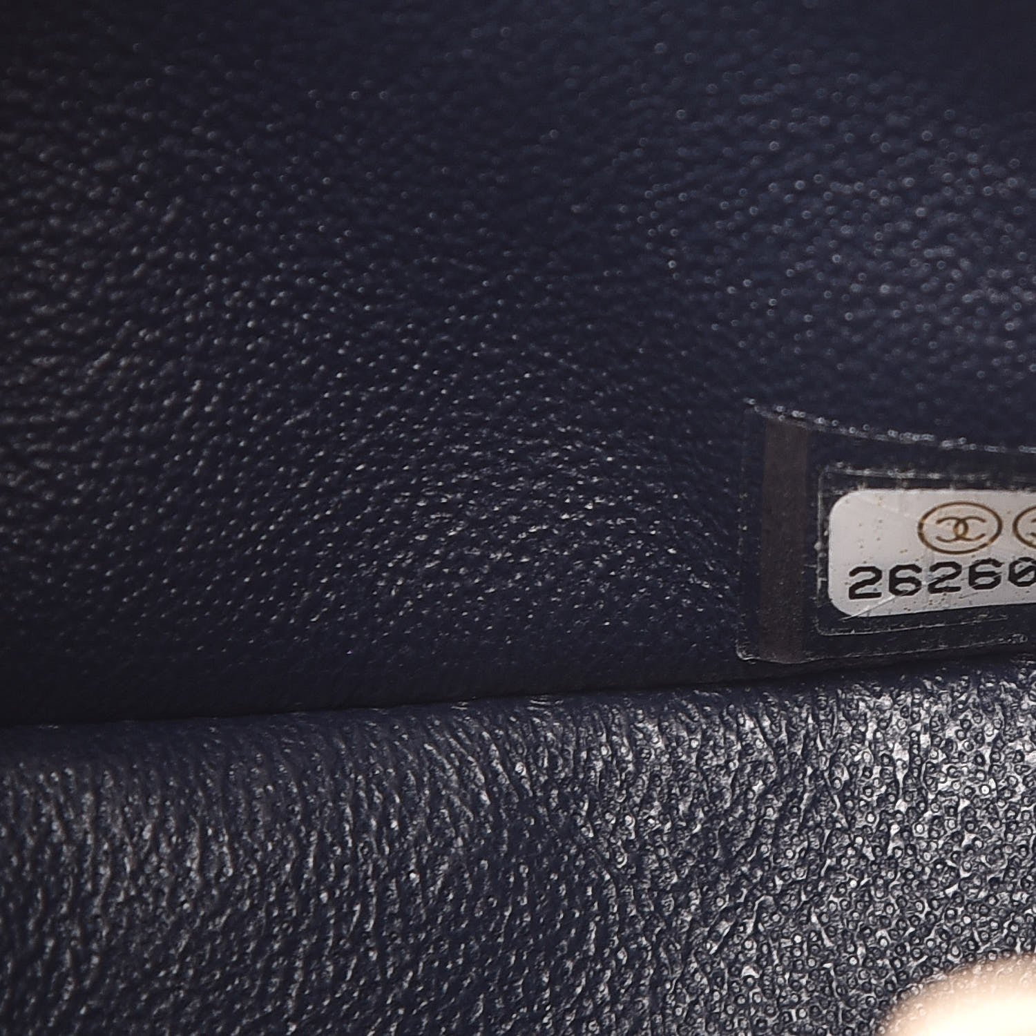 Chanel Caviar Quilted Mini Rectangular Flap Navy 7 of 10