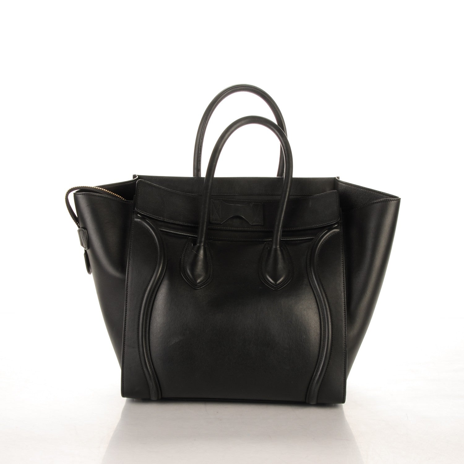 Celine Smooth Calfskin Mini Luggage Black 4 of 9