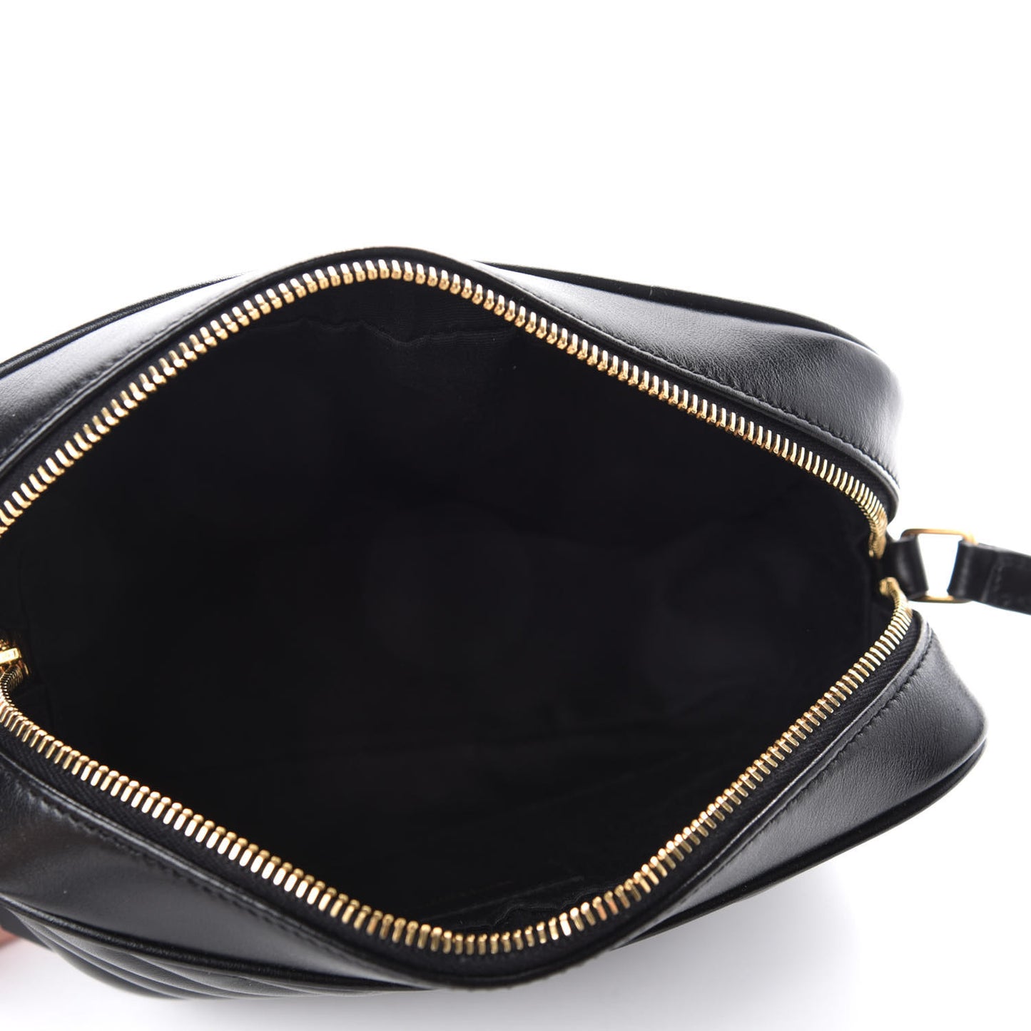 Calfskin Matelasse Monogram Lou Camera Bag Black