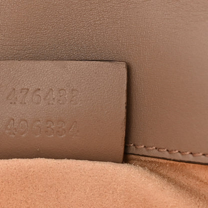 Gucci Calfskin Matelasse Super Mini GG Marmont Shoulder Bag Porcelain Rose 6 of 9