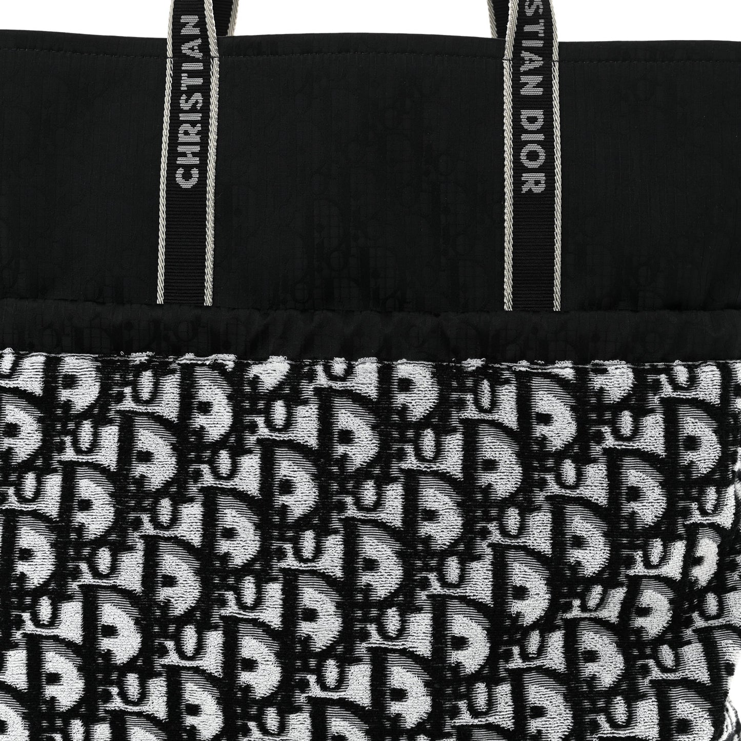 Terry Oblique Reversible Bag Black