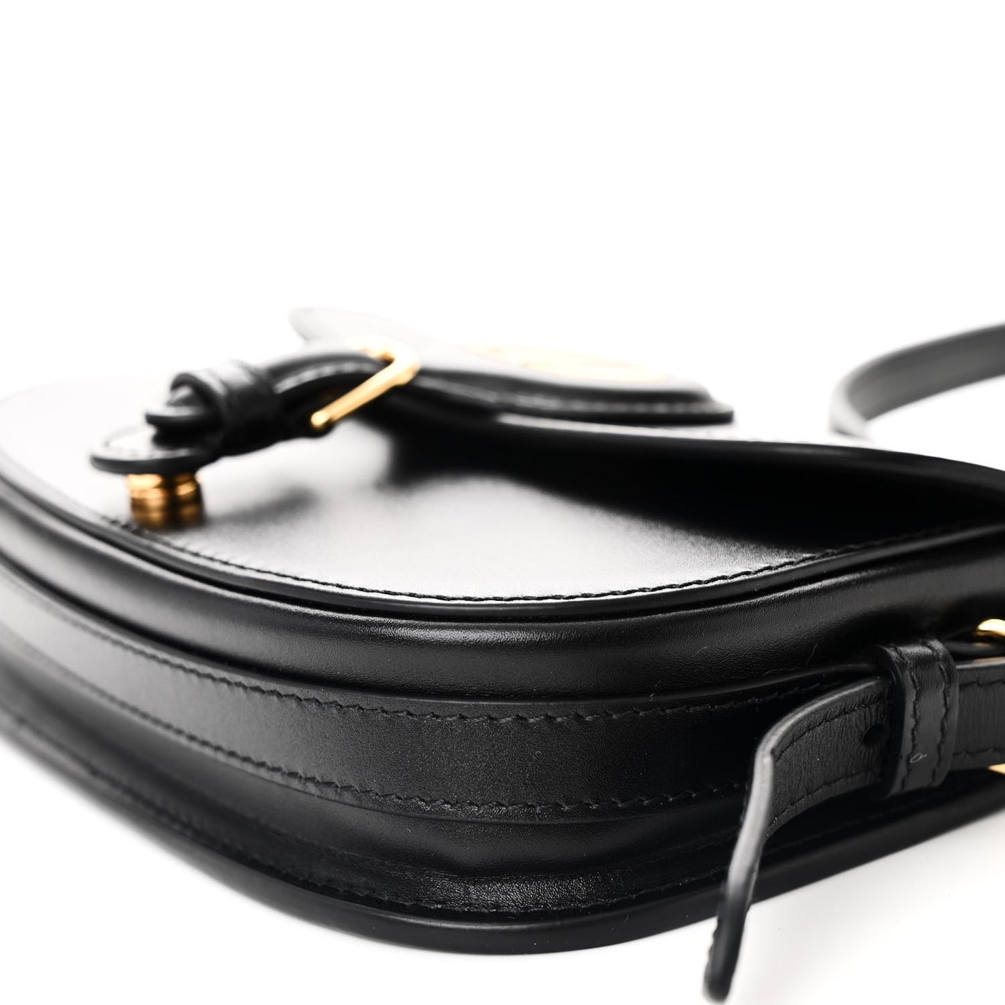 Box Calfskin Mini Bobby Bag Black