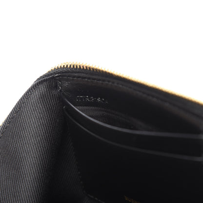 Burberry E-Canvas Monogram Stripe Zip Pouch Brown Orange 7 of 8