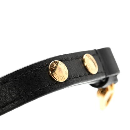 Louis Vuitton Calfskin Neo Noe Shoulder Strap Black 4 of 5