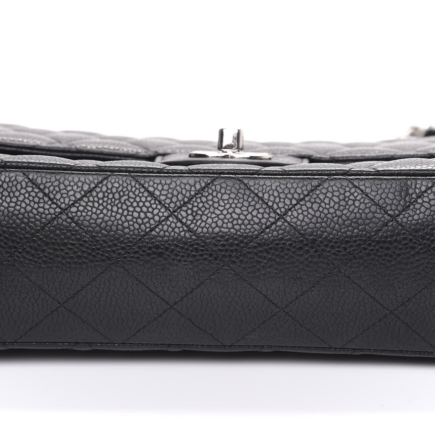 Chanel Caviar Quilted Medium Double Flap Black 7 of 11