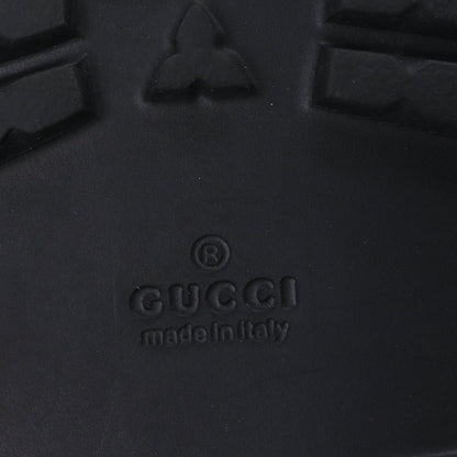 Gucci Rubber Web Mens Lug Sole Slide Sandals 10  Black Green Red 7 of 7