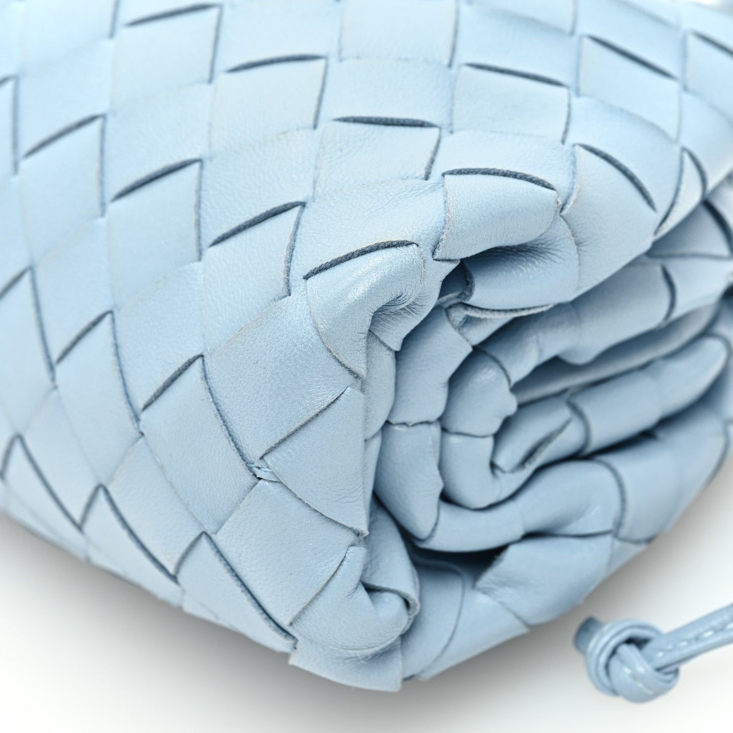 Nappa Intrecciato The Mini Pouch Ice