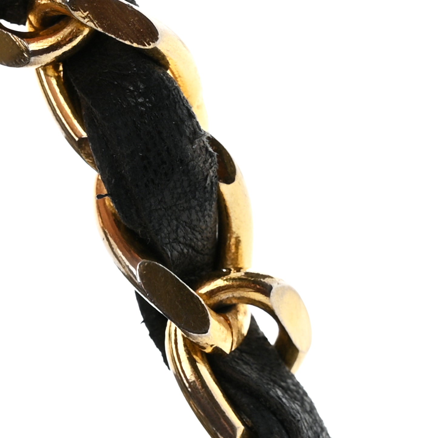 Lambskin Quilted Small Half Moon Clutch Black