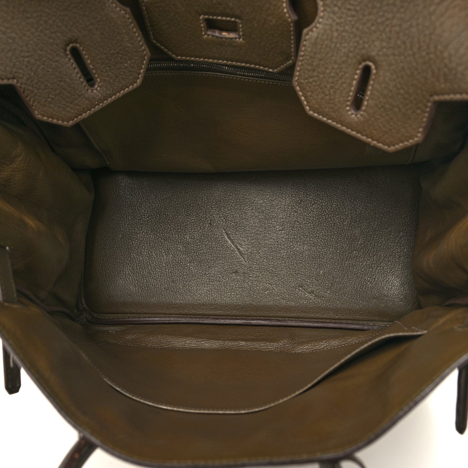 Hermes Chevre De Coromandel HAC Birkin 36 Vert Olive 5 of 15