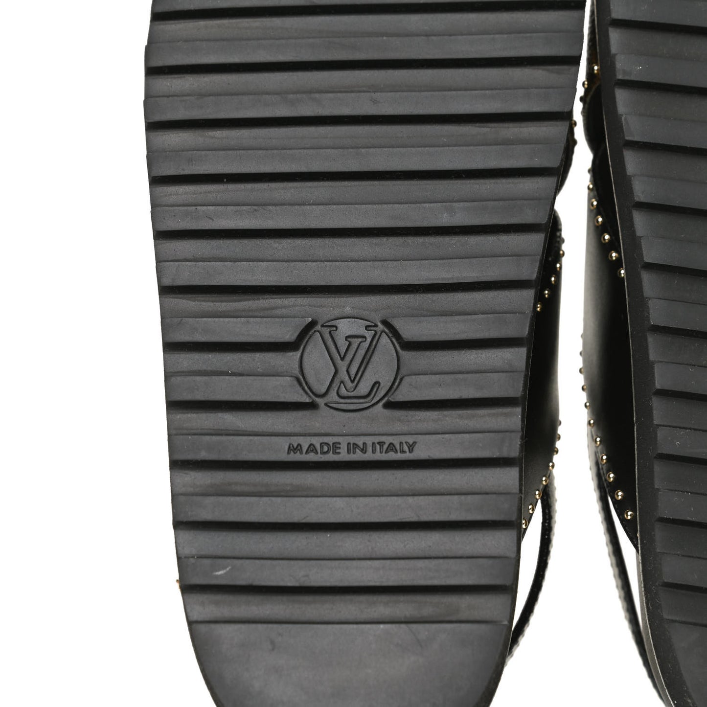 Monogram Paseo Flat Comfort Sandals 35 Black