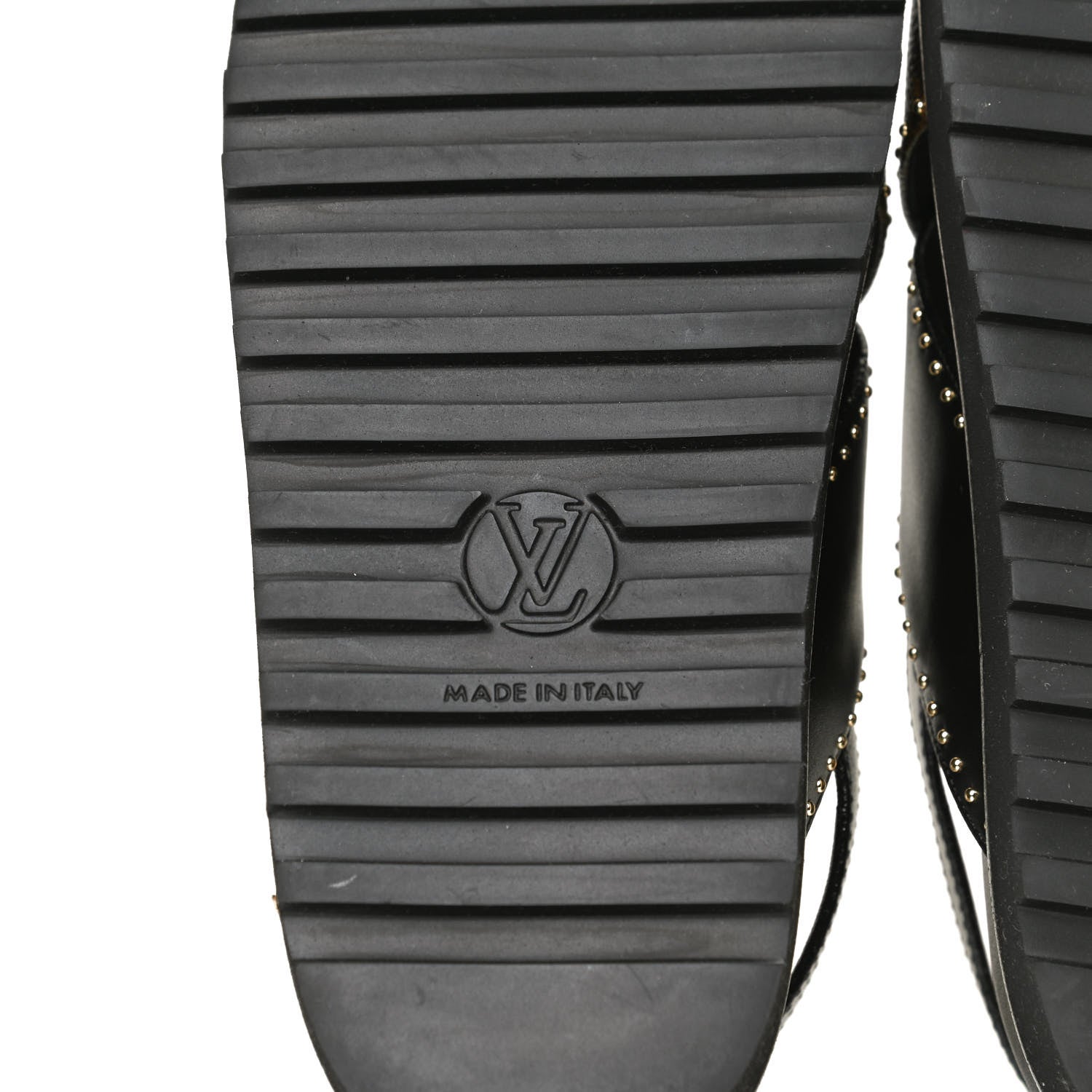 Louis Vuitton Monogram Paseo Flat Comfort Sandals 35 Black 8 of 11