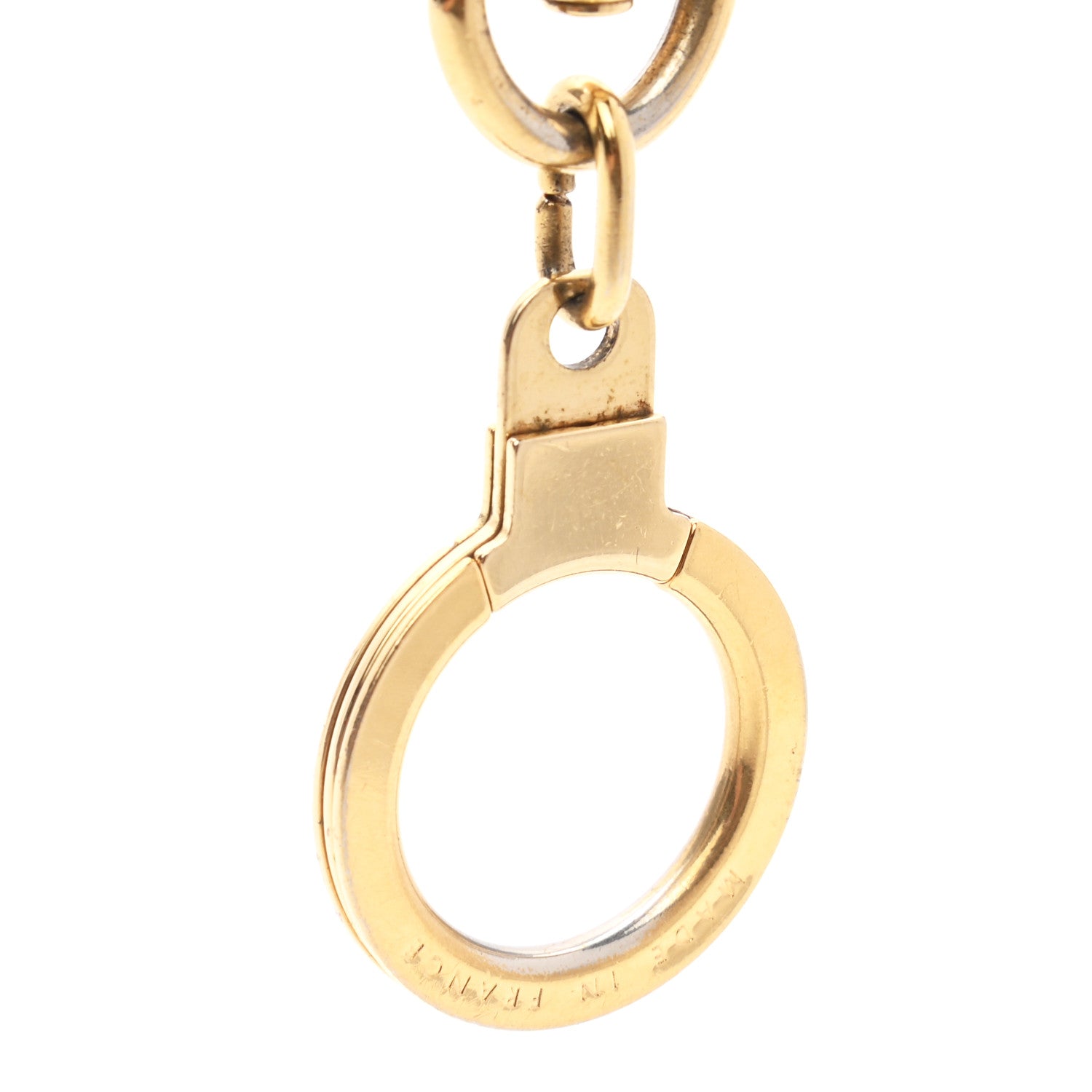Louis Vuitton Pochette Extender Key Ring Gold 4 of 5