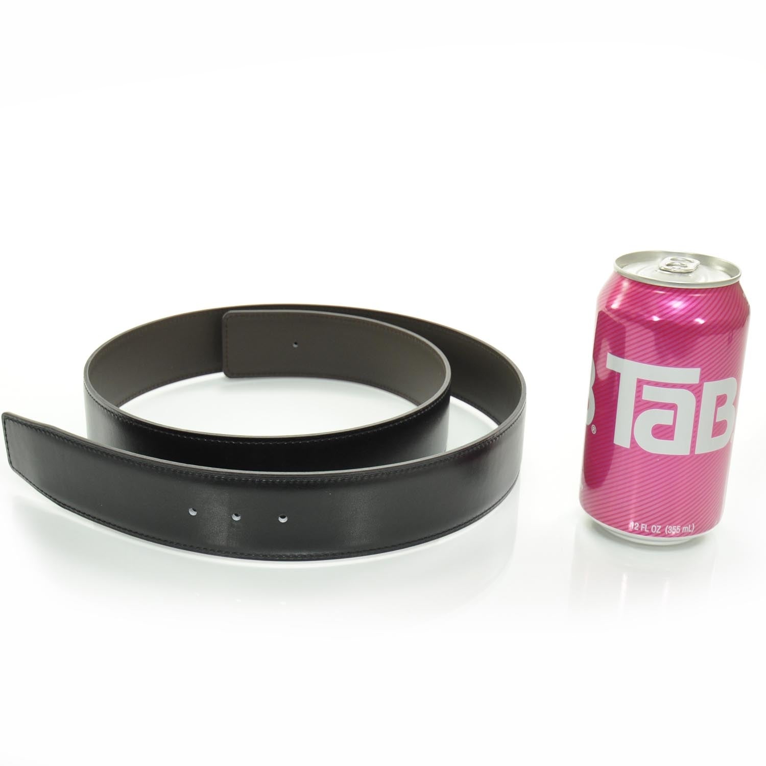 Hermes Leather Reversible Belt Strap 100 Black and Brown 2 of 5