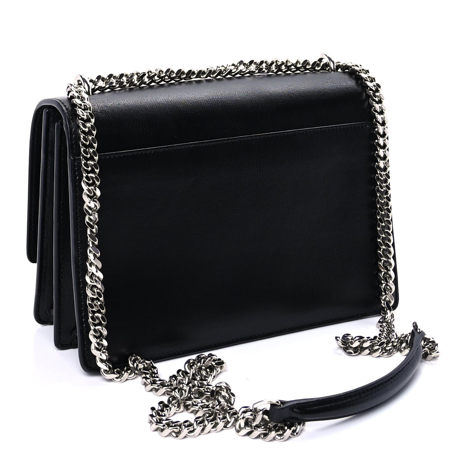 Saint Laurent Calfskin Medium Monogram Sunset Black 2 of 8