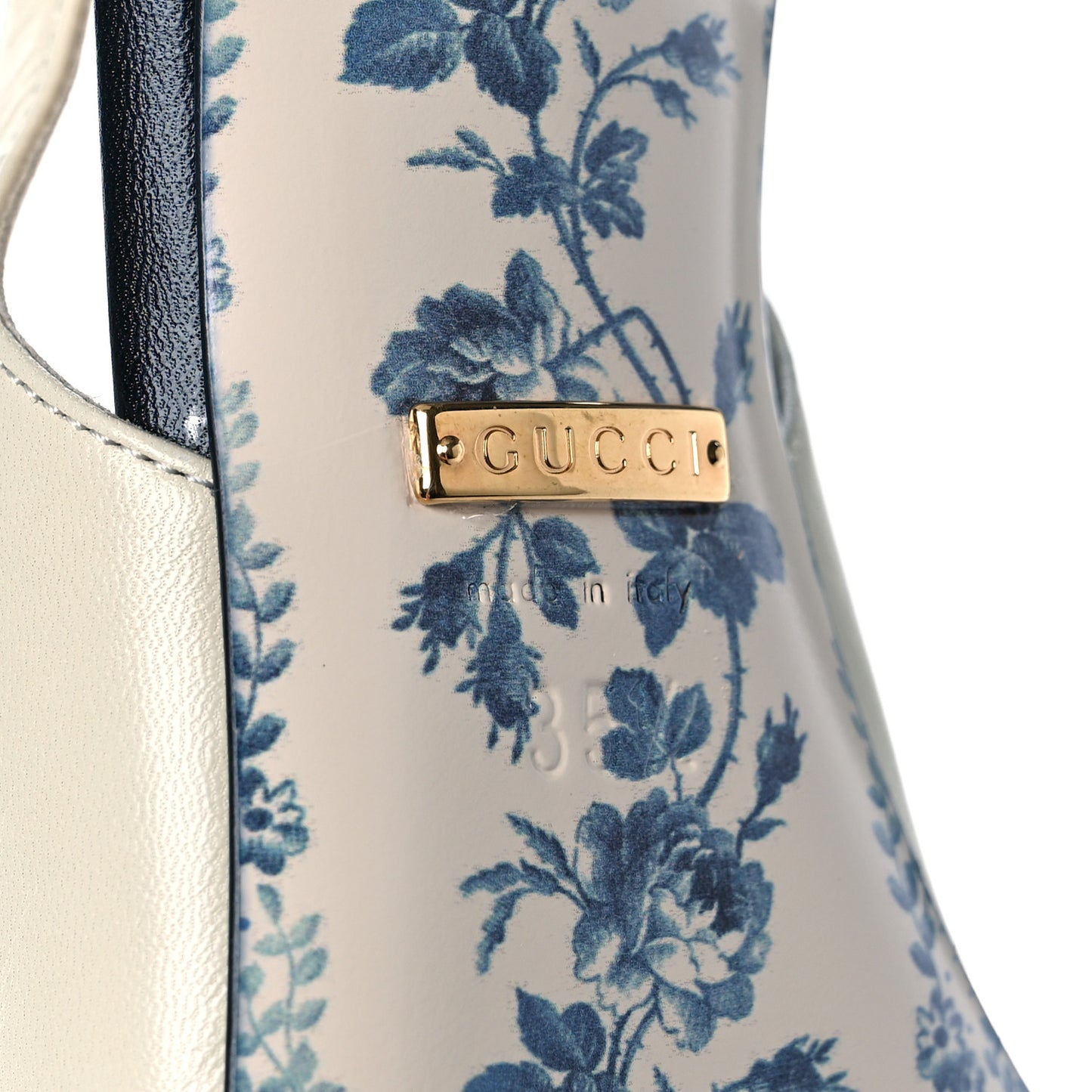 Malaga Kid Web Bow Jane Low Heel Slingback Pumps 35.5 Off White