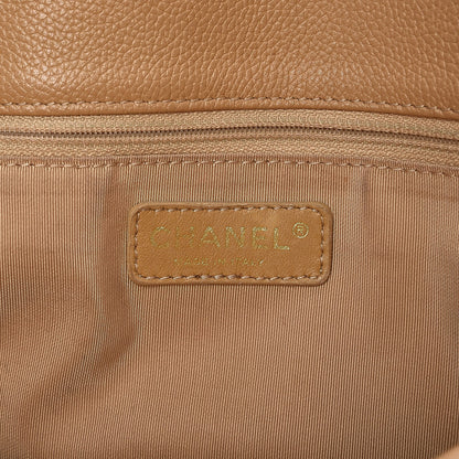 Chanel Calfskin Cerf Executive Shopper Tote Beige 7 of 19