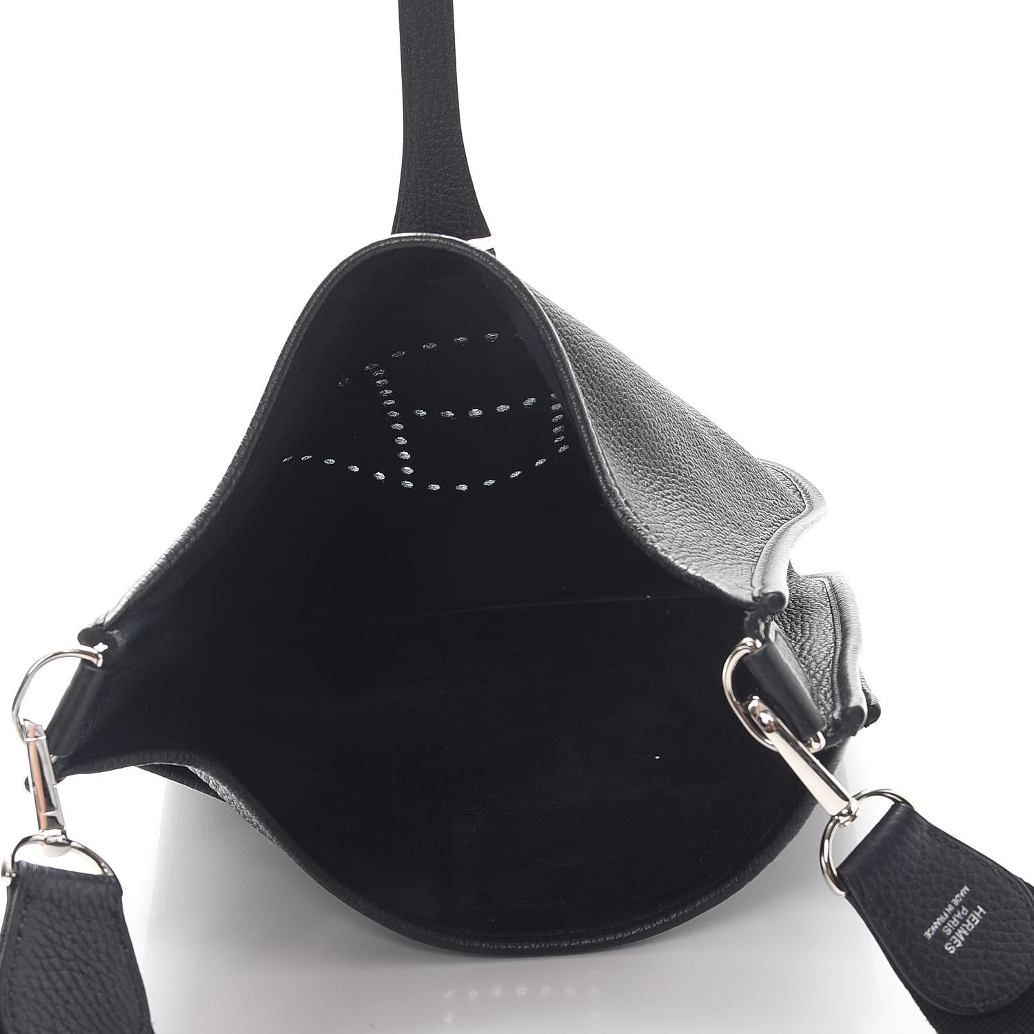 Hermes Taurillon Clemence Evelyne III PM Black 5 of 7