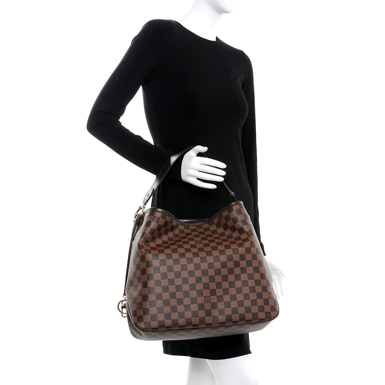 Louis Vuitton Damier Ebene Delightful MM 2 of 8