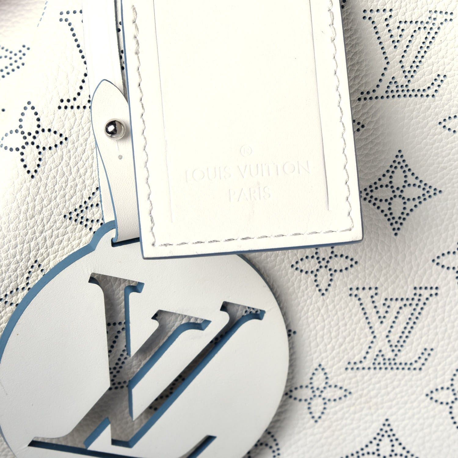 Louis Vuitton Mahina Carmel Hobo Snow 10 of 11