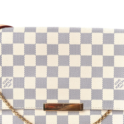 Louis Vuitton Damier Azur Favorite MM 7 of 9