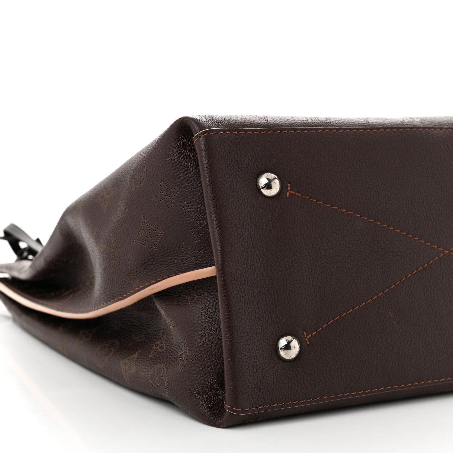 Louis Vuitton Mahina Carmel Hobo Chocolate 8 of 11