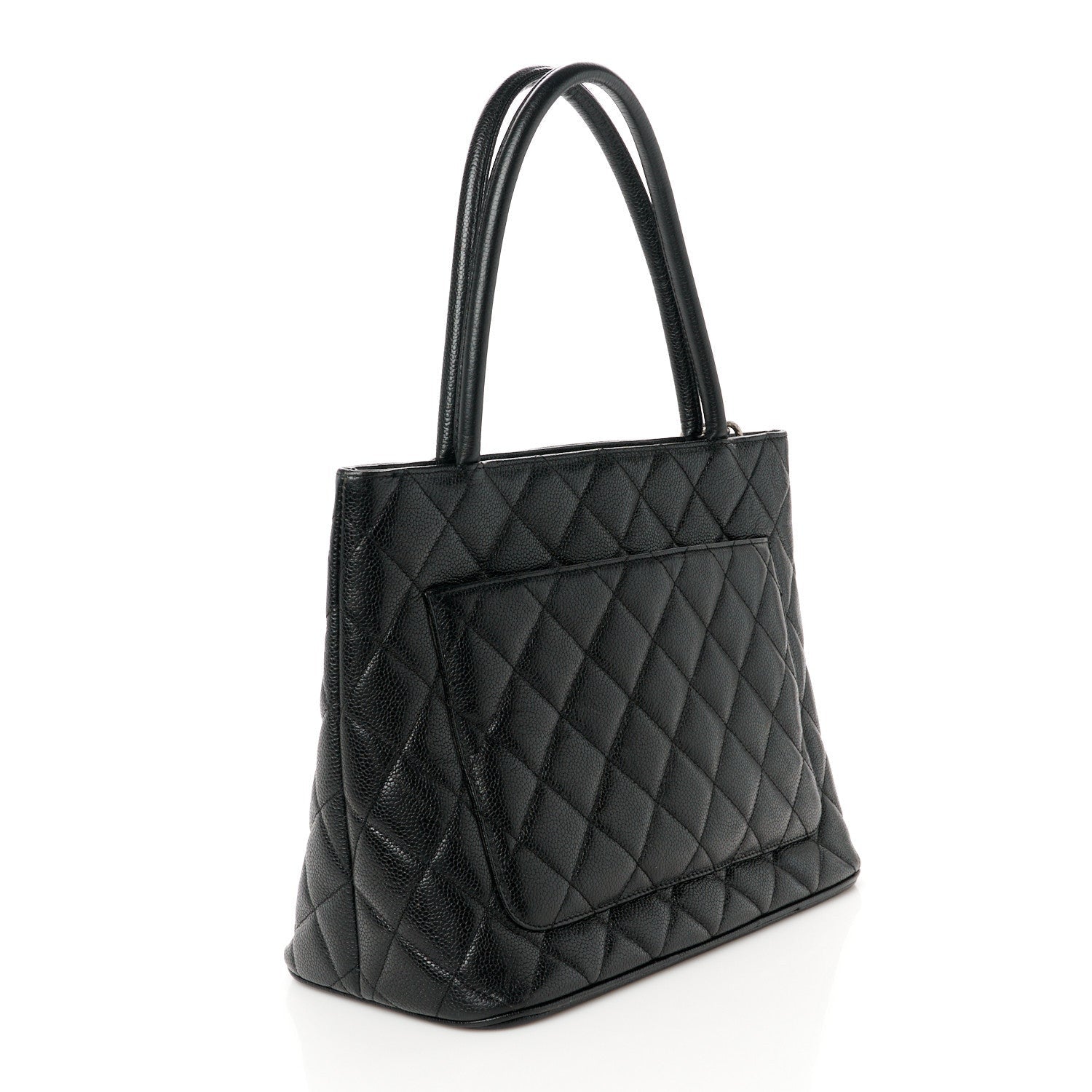Chanel Caviar Quilted Medallion Tote Black 3 of 7