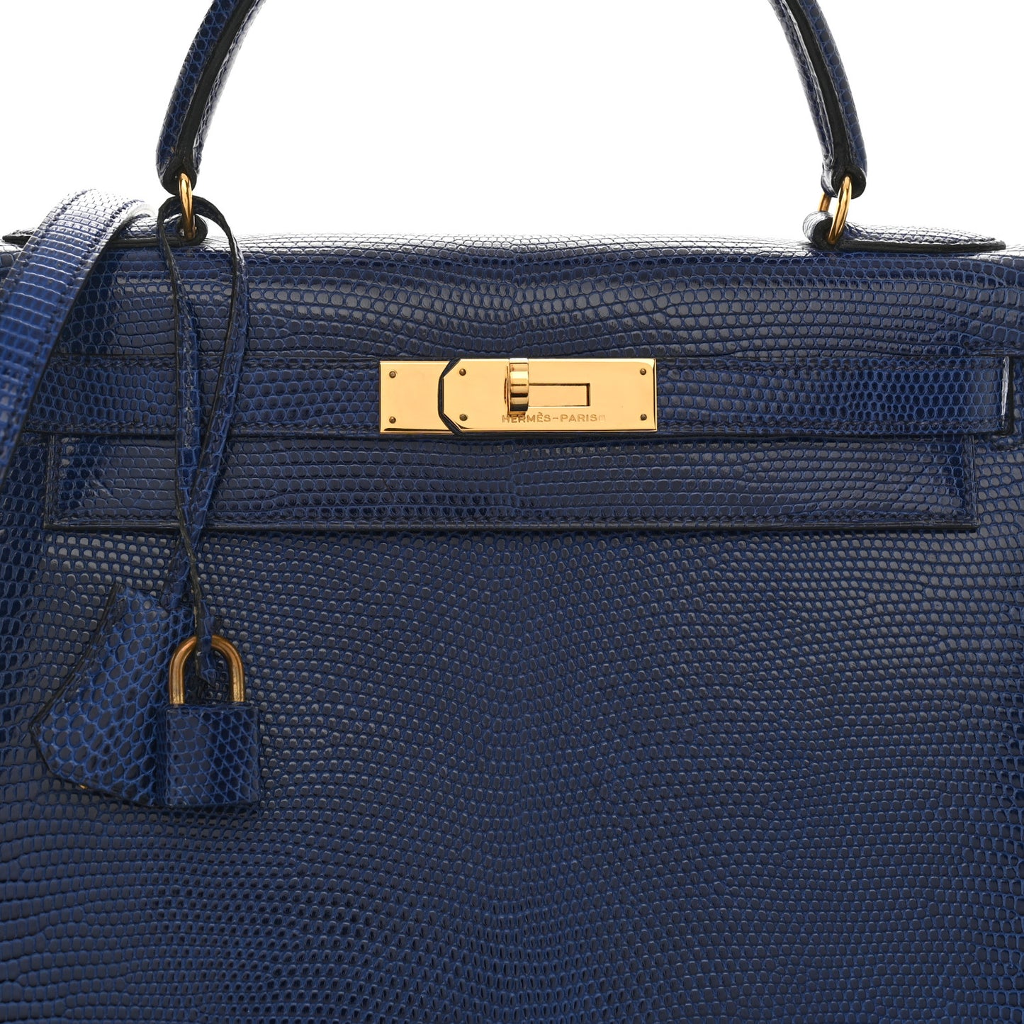 Lizard Kelly Sellier 28 Bleu Saphir