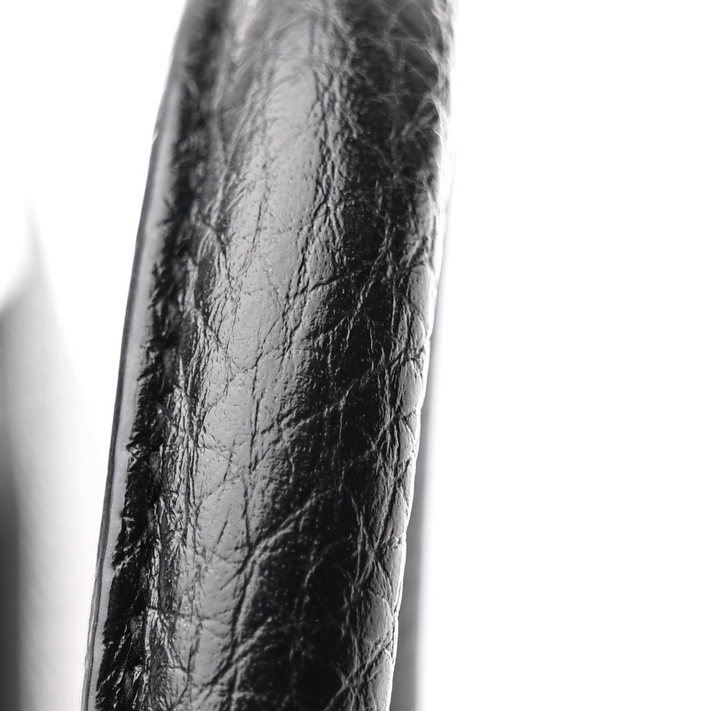 Grained Calfskin Small Sac De Jour Black