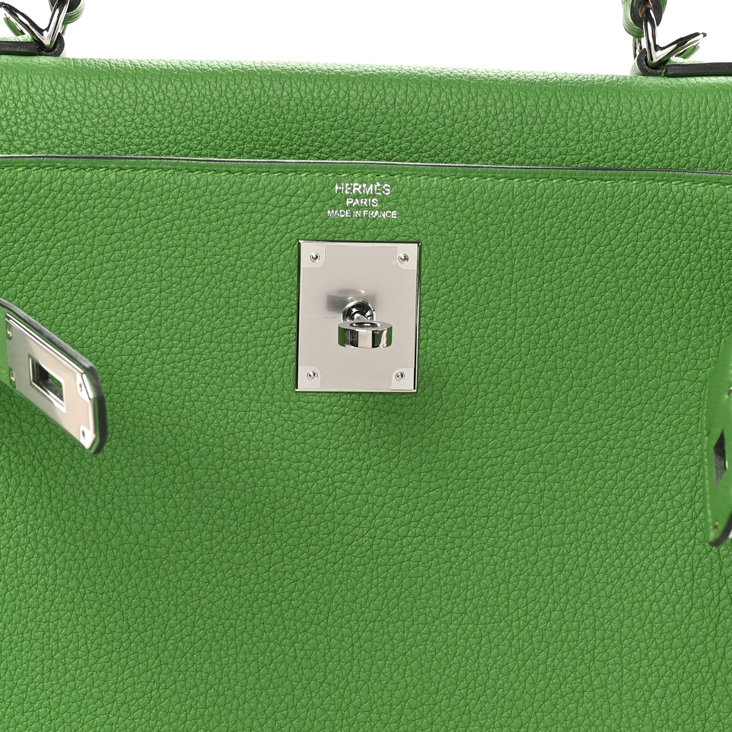 Hermes Togo Kelly Retourne 28 Vert Yucca 6 of 11
