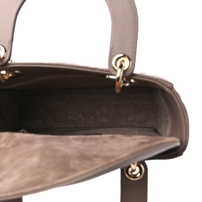 Christian Dior Lambskin Cannage Small My ABCDior Lady Dior Warm Taupe 5 of 8