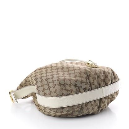 Gucci Monogram Medium Interlocking Icon Shoulder Bag White 3 of 8