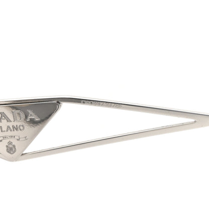 Prada Metal Symbole Triangle Logo Sunglasses SPR57Y Smoky Grey 6 of 7