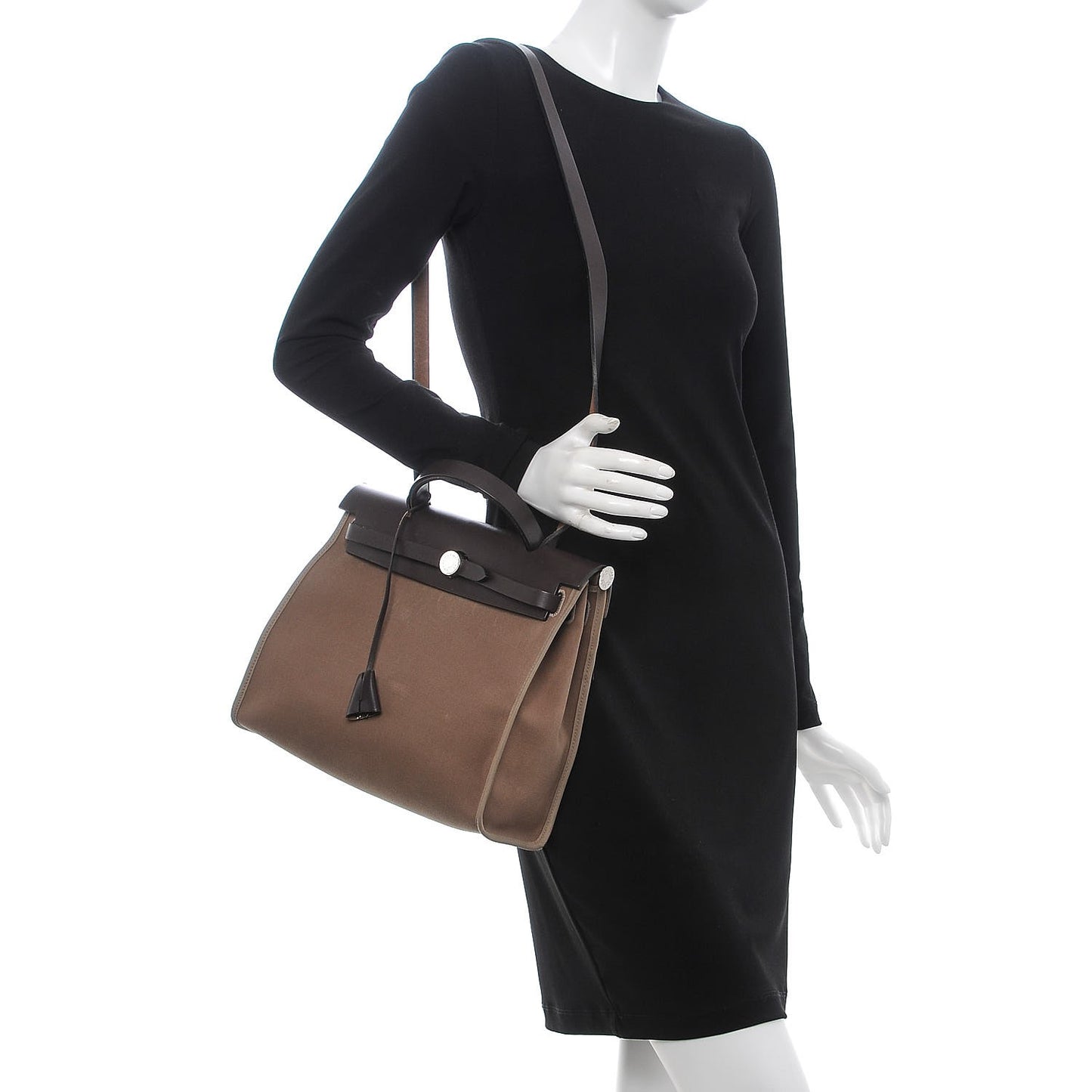 Vache Hunter Toile Herbag Zip 31 PM Etoupe Ebene