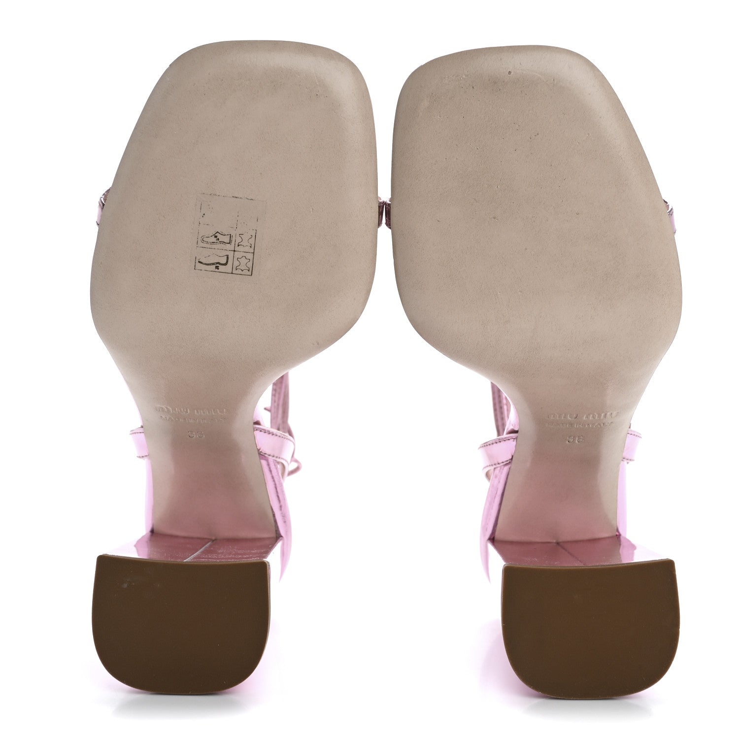 Miu Miu Wrap Around Sandals 36 Rosa 6 of 9