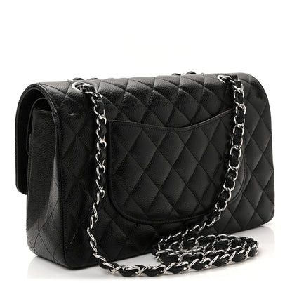 Chanel Caviar Quilted Medium Double Flap Black 3 of 10