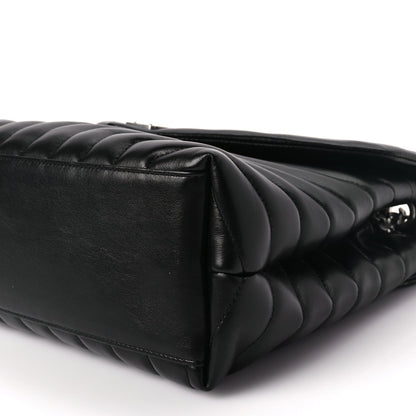 Saint Laurent Calfskin Y Quilted Monogram Medium Loulou Chain Satchel Black 8 of 8