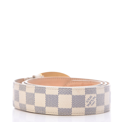 Louis Vuitton Damier Azur Voyage Belt 95 38 3 of 11