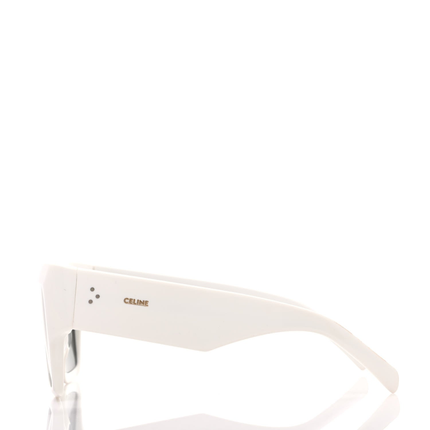 Celine Rectangular Sunglasses CL400921 White 3 of 7