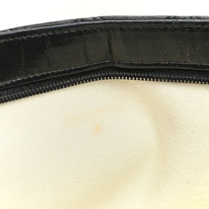 Chanel Calfskin Diamond Stitch Small Cosmetic Case Black 7 of 7