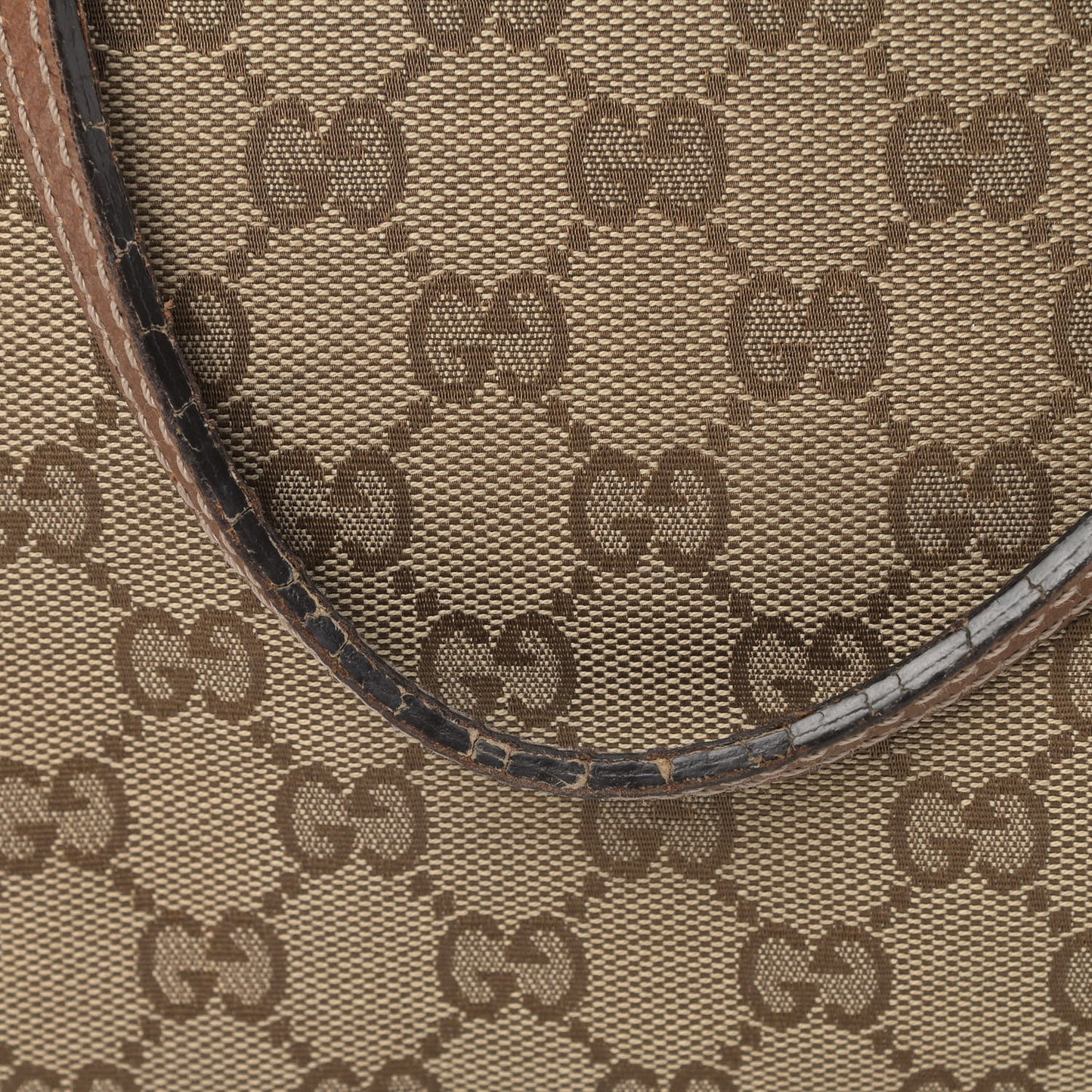 Monogram Medium Bree Shoulder Bag Beige Tabacco