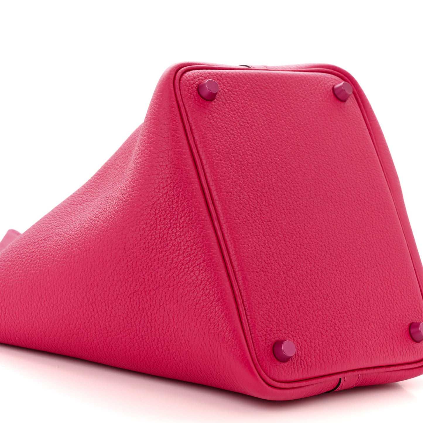 Taurillon Clemence Monochrome Picotin Lock 18 PM Rose Mexico