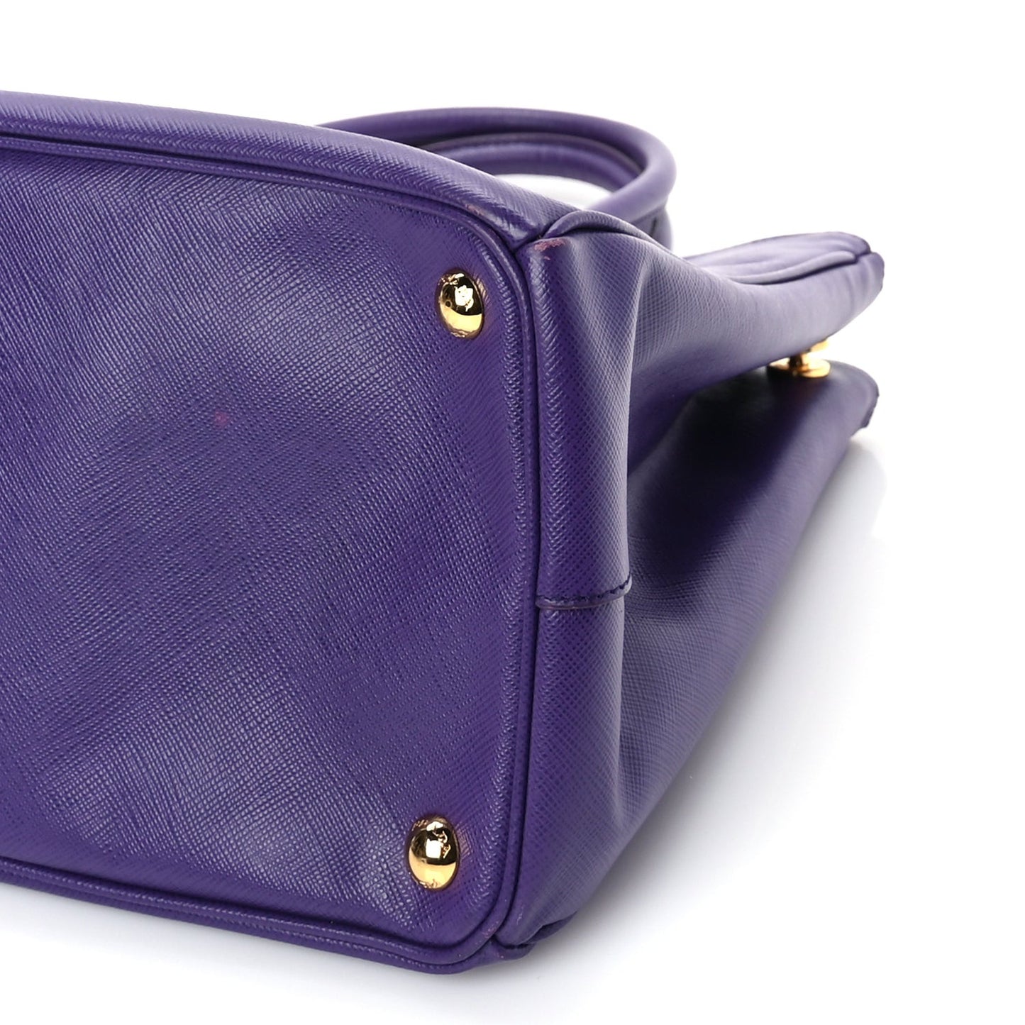 Saffiano Medium Galleria Double Zip Tote Viola