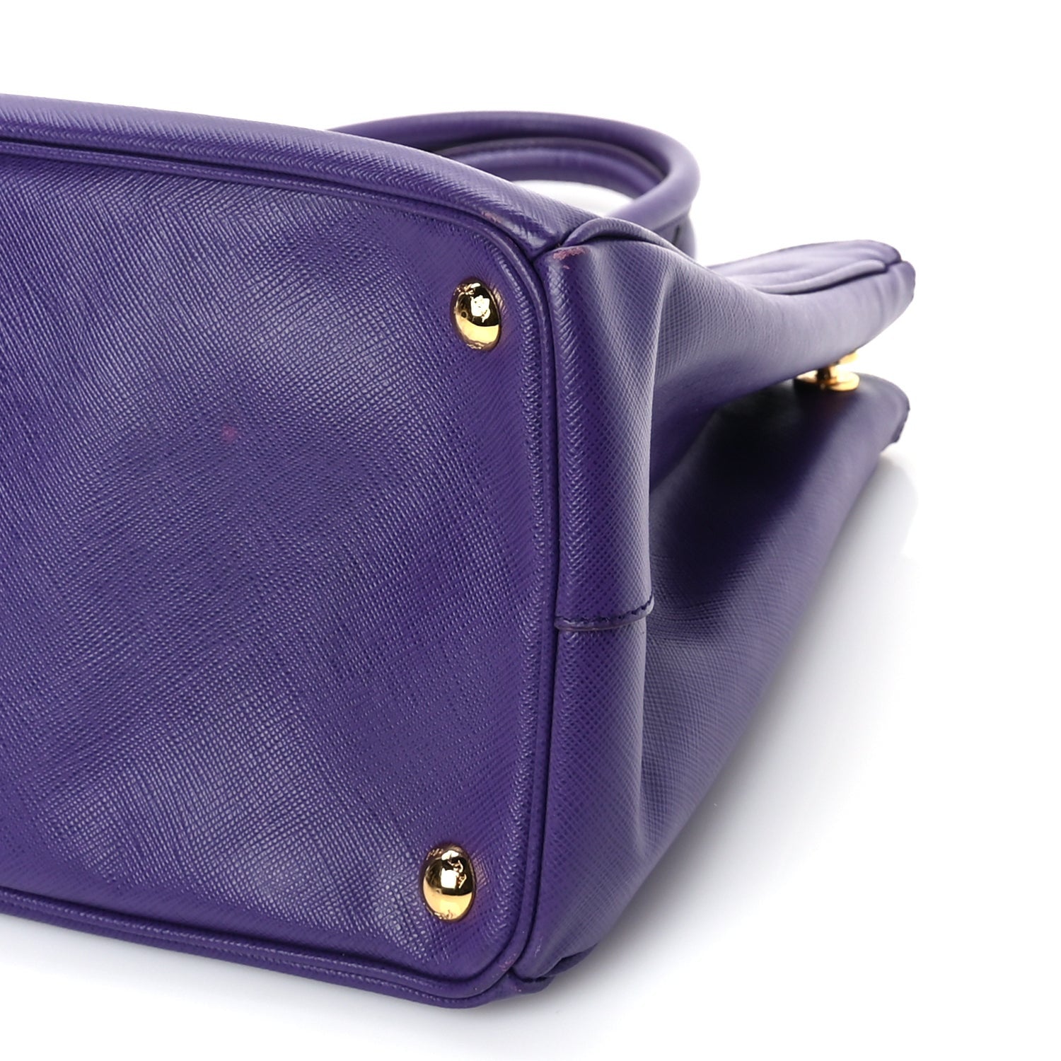 Prada Saffiano Medium Galleria Double Zip Tote Viola 8 of 8