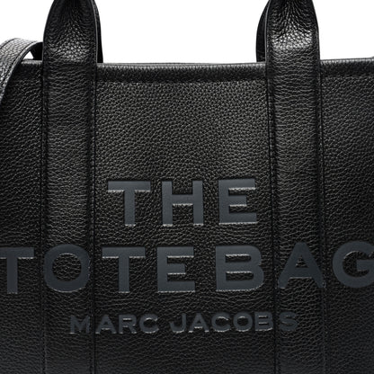 Marc Jacobs Grained Calfskin Medium The Tote Bag Black 7 of 9