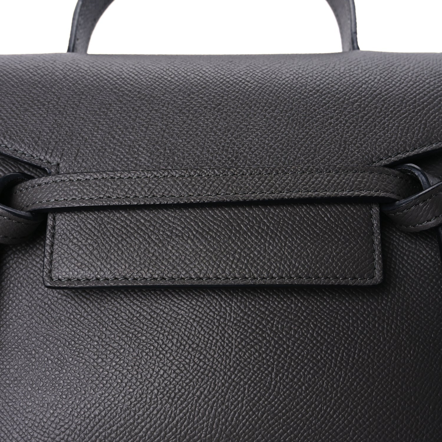 Celine Grained Calfskin Nano Belt Bag Grey 5 of 8