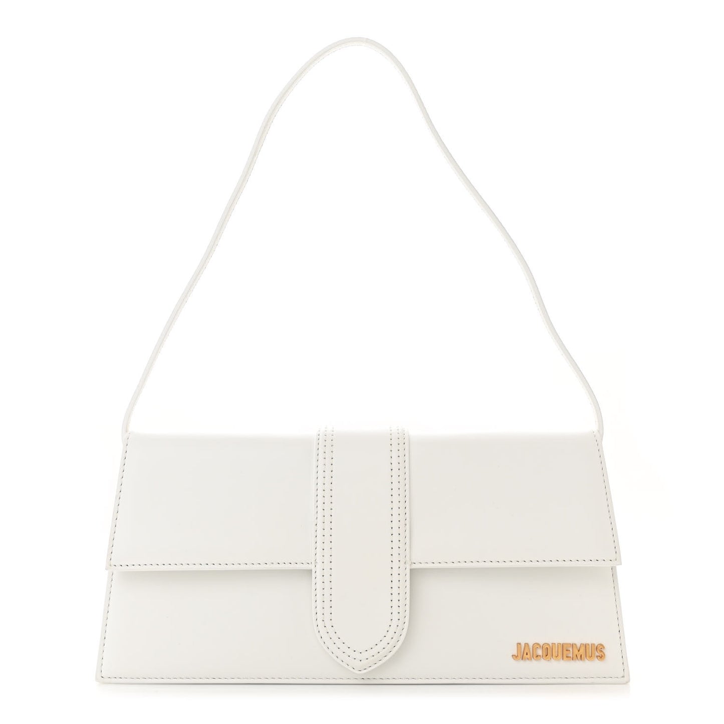 Smooth Calfskin Le Bambino Long White