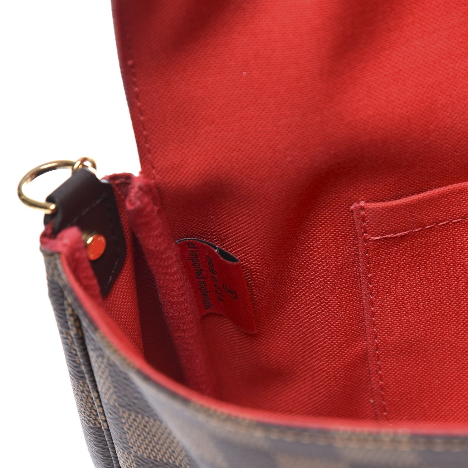 Louis Vuitton Damier Ebene Favorite MM 9 of 10